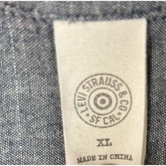 Levis Women Target Striped Pocket Nightgown Gray Size XL - Picture 8 of 12